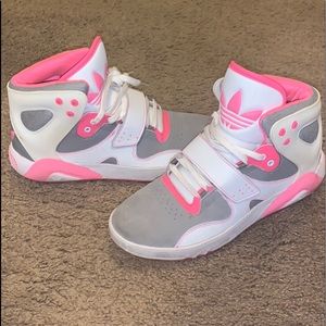 Adidas high tops - woman’s size 9